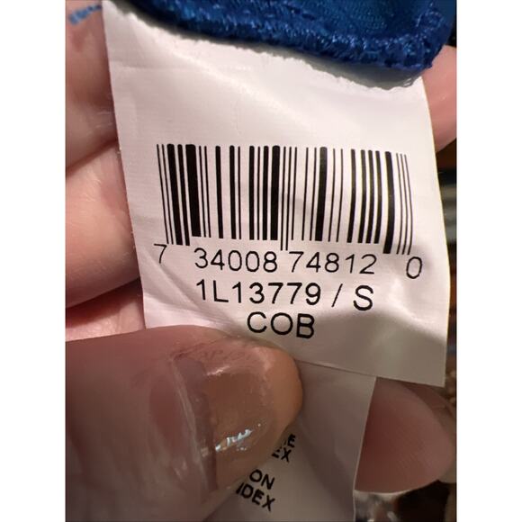 Karen Kane Royal Blue Butterfly Sleeve Shirt Blouse Size Small - Picture 5 of 7